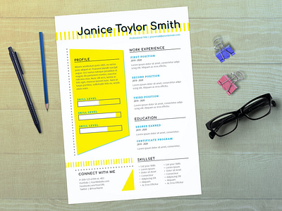 InDesign Resume Template