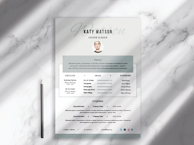 CV Resume Template clean cover letter cv cv design cv template download free job job cv letter minimal minimal resume modern modern resume professional resume resume clean resume design resume template simple resume