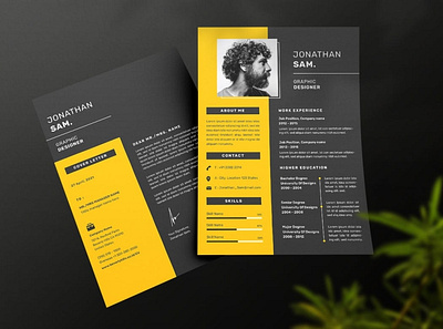 CV Resume & Letter Template a4 branding clean cover letter cv cv design cv template elegant resume gradient gradient resume job resume minimal minimal resume modern resume popular professional resume resume design resume template simple resume