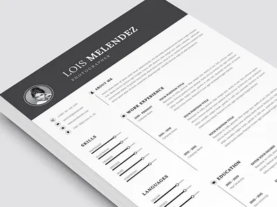 Professional Resume branding clean cover letter cv cv design cv template elegant resume gradient gradient resume job resume minimal minimal resume modern resume popular professional resume resume design resume template simple resume