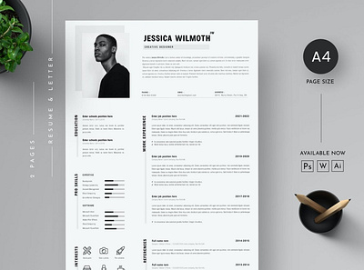 Resume Template art clean clean resume cover letter cv design cv resume cv template design illustration logo modern resume popular resume resume resume cv resume cv template resume design resume template simple resume template trendy resume