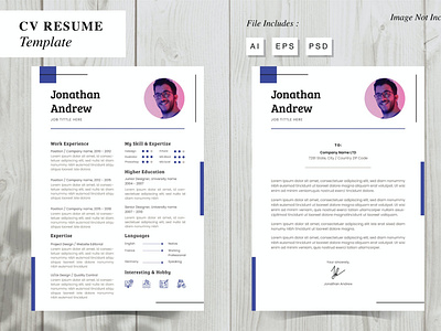 Jonathan Andrew - CV Resume Template