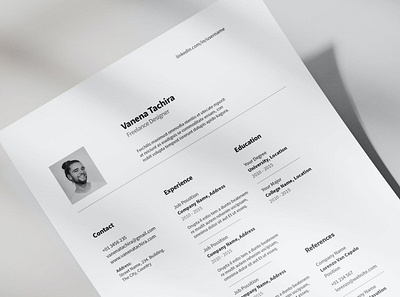 Minimal Resume clean clean resume cover cover letter cv cv design cv template design illustration job job resume minimal resume minimal resumes modern resume resume resume design resume template resume templates resumes simple resume