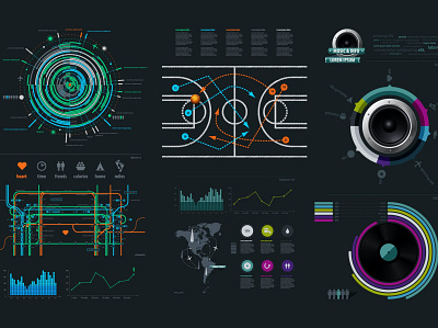 Vector infographics element 3d business clean collection data designdocument development element icon illustration infographics internet isometric layout mobile modern tools ui vector visualization