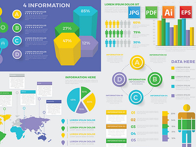 Modern Infographic elements design