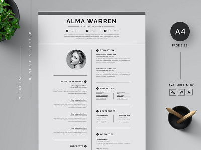 Resume CV Template a4 clean cover letter cv design cv template design free job job cv minimal minimal cv minimal resume modern modern resume professional professional resume resume resume cv template resume design resume template