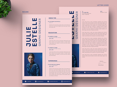 CV Resume & Letter Cover a4 clean cover letter cv design cv template design download free job job cv minimal minimal resume modern modern resume professional resume resume design resume template simple word