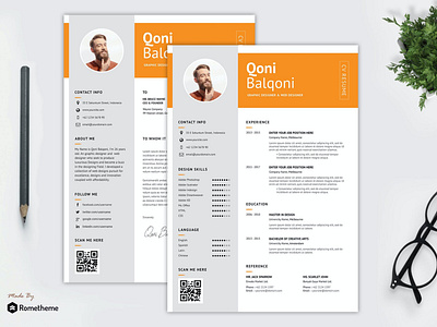 Clean Resume vol. 43 YR clean clean simple cover letter cv design cv template design doc illustration job job clean job cv job minimal professional professional cv professional job resume resume design resume template simple word