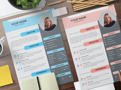 Feminine CV resume template clean clean cv cover letter cv design cv minimal cv resume cv template design illustration job job cv modern professional professional cv professional job resume resume cv resume design resume simple resume template