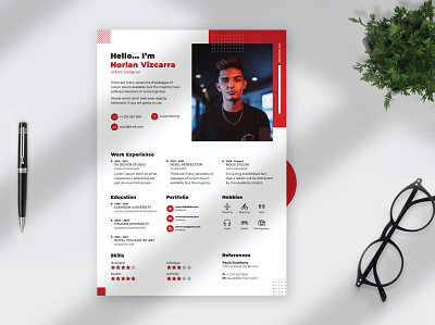 Creative Resume Curriculum Vitae clean cover letter curriculum cv cv design cv template design illustration job minimal minimal cv modern professional professional minimal professional resume resume resume cv resume design resume template vitae