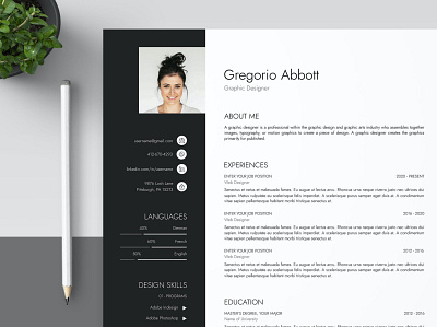 CV Template clean cover letter cv design cv template design doc illustration job job cv minimal modern professional professional cv professional cv minimal resume resume design resume template simple word work