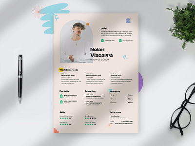 Creative Resume clean clean cv cover letter creative resume cv design cv template design doc graphic design illustration job job clean modern professional professional resume resume resume design resume template word word cv