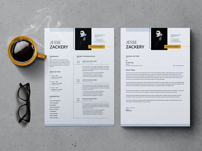 Minimal Resume, CV and LetterHead Templates