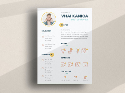 CV Template clean clean cv cover letter cv design cv template design doc illustration job cv lookbook modern professional professional cv professional job resume resume design resume template simple simple cv word