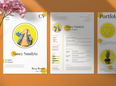 Clean Resume / CV Portfolio clean clean resume cover letter cv design cv portfolio cv template design doc doc cv graphic design illustration lifestyle motion graphics portfolio professional professional cv professional resume resume resume design resume template