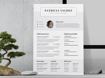 Professional Resume / CV branding clean corporate cover letter cv design cv template design graphic design illustration jobs minimal motion graphics office office cv professional clean professional cv professional resume resume resume design resume template