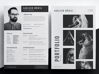 Creative Resume & CV Template clean cover letter creative resume cv cv design cv template design freelancer illustration job job cv minimal cv modern modern cv professional professional clean resume resume design resume template reusme cv