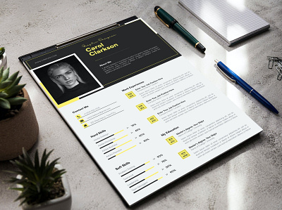 Cv / Word / Ai / Indesign ai clean cover letter cv cv design cv template design graphic design illustration indesign letter motion graphics professional professional cv professional cv letter resume resume design resume template word work