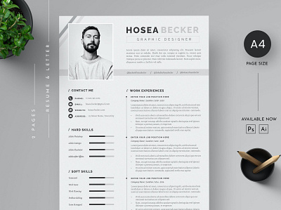 CV Resume Template clean cover letter cv design cv resume template cv template design doc illustration infographic job job cv layer manager professional professional cv resume resume design resume template word work