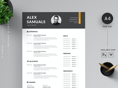 Resume Template clean clean cv cover letter cv cv design cv template design docx illustration job cv manager professional professional cv resume resume design resume template student word word cv work