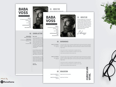 Minimalist Resume - Baba Voss YR