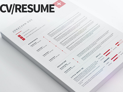 CV/Resume - Clean and modern