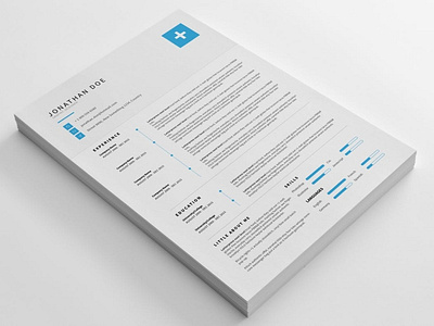 CV/Resume - Clean and modern