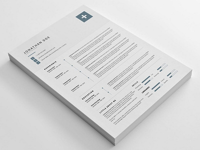 CV/Resume - Clean and modern