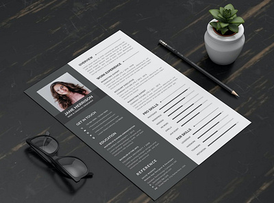 Resume clean cover letter cv design cv template design doc docx illustration indesign indesign cv job cv minimal professional professional cv resume resume design resume template word word cv work