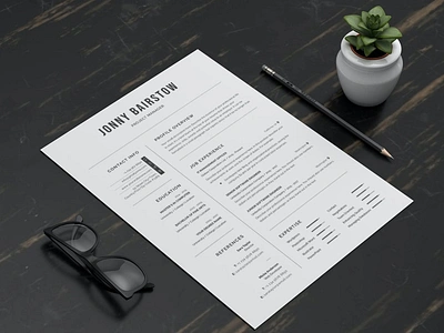 Resume clean cover letter creative cv design cv template design doc docx graphic design illustration infographic job manager microsoft professional resume resume design resume template template word