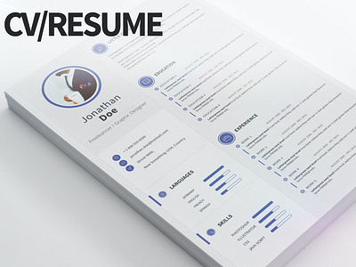 CV/Resume - Modern and clean