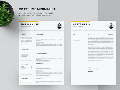 Minimal CV Resume Template
