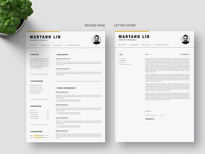 Minimal CV Resume Template