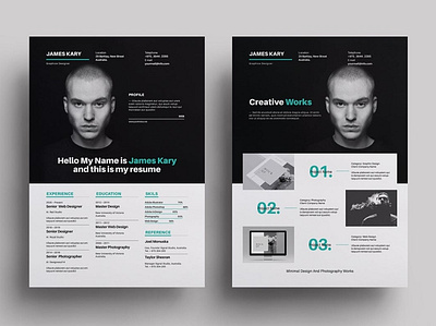 CV Resume Template clean cover cover letter curriculum vitae cv design cv template design doc document graphic design illustration job job cv minimalist portfolio professional cv resume resume design resume template work