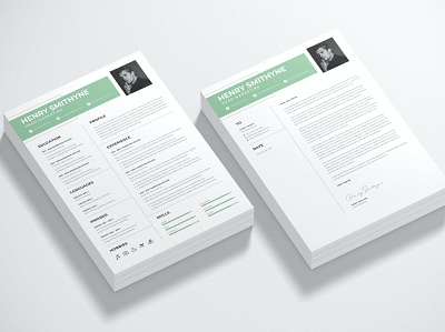 Professional Resume Template Word clean cover cover letter curriculum vitae cv design cv template design doc document graphic design illustration job job cv minimalist portfolio professional cv resume resume design resume template work