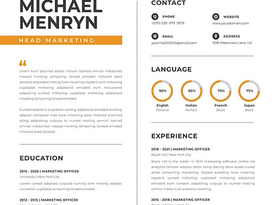 Professional Resume Template Word