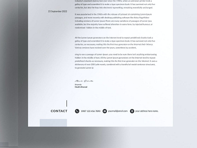 Minimal Resume, CV and LetterHead Templates v-9