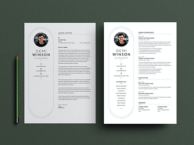 Minimal Resume, CV and LetterHead Templates