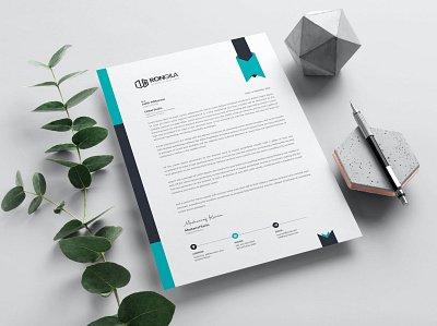 Clean Cover Letter & LetterHead Template clean cover letter curriculum vitae cv design cv template doc document graphic design illustration job job cv letterhead minimal clean minimal resume portfolio professional cv resume resume design templates work