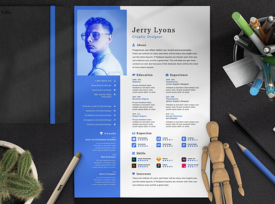 Resume CV v.07 Simple Minimalist clean cover letter curriculum vitae cv design cv template design doc document graphic design illustration job job cv letter letterhead minimal resume professional cv resume resume design resume template work