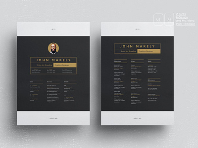 Minimal Resume CV Template