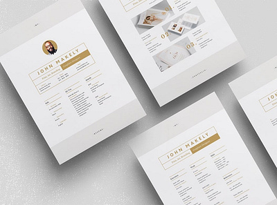 Minimal Resume CV Template clean cover letter curriculum vitae cv design cv template design doc document graphic design illustration job job cv letter letterhead minimal resume professional cv resume resume design resume template work