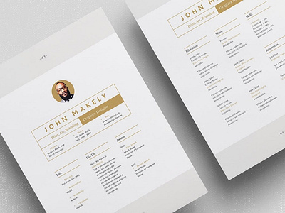 Minimal Resume CV Template