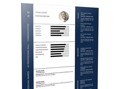 Resume clean cover letter curriculum vitae cv design cv job cv resume cv template design doc document graphic design illustration job job cv letter letterhead professional cv resume design resume template work