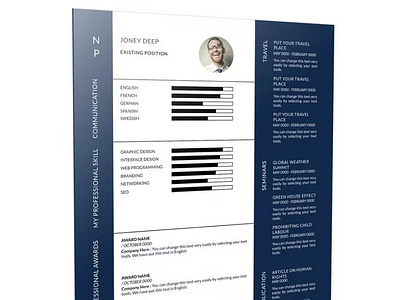 Resume clean cover letter curriculum vitae cv design cv job cv resume cv template design doc document graphic design illustration job job cv letter letterhead professional cv resume design resume template work