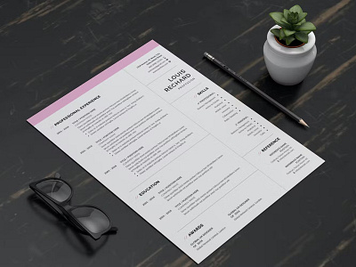CV Resume Template clean company cover cover letter cv cv design cv resume cv template design elegance elegance resume illustration jobsearch letter letter template modern resume resume design resume template template
