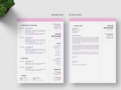 CV Resume Template clean company cover cover letter cv cv design cv resume cv template design elegance elegance resume illustration jobsearch letter letter template modern resume resume design resume template template