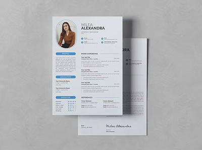 Resume CV business clean corporate cover cover letter curriculum cv design cv template design illustration interview letter letter template professional resume resume design resume template skill vitae work