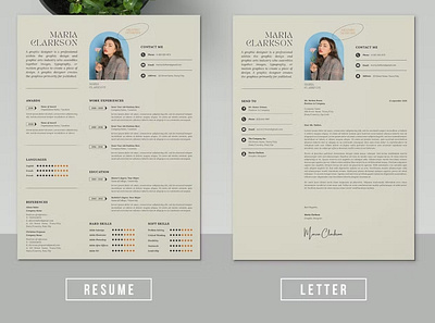 CV Resume Template clean cover letter curriculum cv design cv template design editable elegant graphic design illustration indesign job modern original professional resume resume design resume template text editability volus