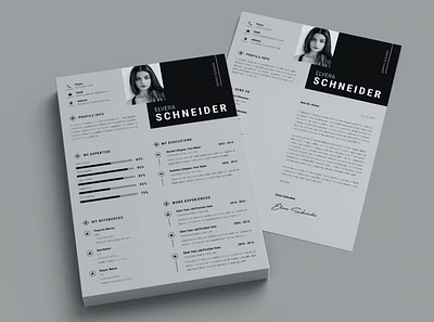 Resume Template Modern clean cover letter curriculum cv clean cv design cv job cv template design editable elegant graphic design illustration indesign job original professional resume resume design resume template text editability